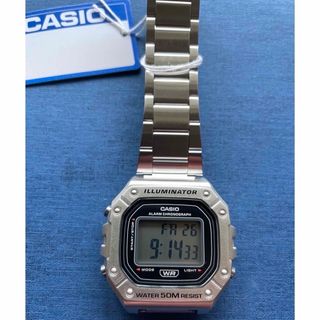 カシオ(CASIO)のカシオ　デジタル腕時計　新品　国内未発売　ステンレススチール　海外モデル(腕時計(デジタル))