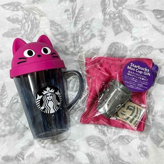 Starbucks Coffee - キャットセット　にゃんこ　スターバックス　耐熱グラスマグ　+ ミニカップ