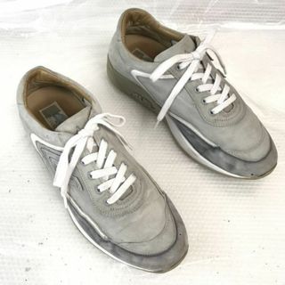 イタリア製★CESARE PACIOTTI 4US/チェザレ パチョッティ★スエードレザースニーカー【41/25.5-26.0/グレー】Shoes/trainers◆bQ-392 #BUZZBERG(スニーカー)