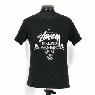 WHIZ LIMITED x STUSSY x mastermind JAPAN★76 LOGO SKULL TEE/半袖Tシャツ【Mens size -M/黒/BLACK】2013 Collection/Tops/Shirts◆BH82 #BUZZBERG(シャツ)