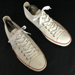 ミハラヤスヒロ(MIHARAYASUHIRO)のミハラヤスヒロ/MIHARA YASUHIRO★レザー×キャンバス スニーカー【27.5/白/WHITE】sneakers/Shoes/trainers◆pQ-319#BUZZBERG(スニーカー)