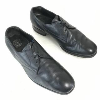 70s-80s?/Vintage★フローシャイム/FLORSHEIM★フェルトタン/本革/プレーントゥ【10E/27.5-28.0/黒/BLACK】シューズ/ビジネス◆cF-183  #BUZZBERG(ドレス/ビジネス)