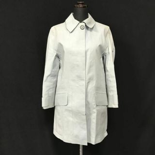 スコットランド製★マッキントッシュ★ステンカラーコート【Women's size-XS/水色】比翼仕立て/サイドポケット/MACKINTOSH◆BC310W #BUZZBERG(ロングコート)