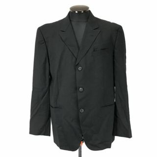 Ermenegildo Zegna TROPICAL/エルメネジルドゼニア★春秋テーラードジャケット【メンズL程度/黒/black】スーツ/ブレザー/Jumpers◆cBH391 #BUZZBERG(テーラードジャケット)