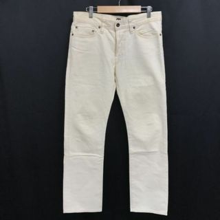 USA製★テラソン/TELLASON★スリムストレート/ホワイトデニムパンツ【メンズ30/股下77cm/アイボリー】JEANS/Pants/Trouser◆cBH576 #BUZZBERG(デニム/ジーンズ)