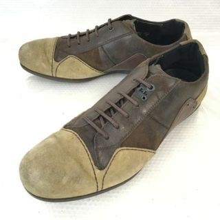 3万↑ドイツ製★ロイド/Lloyd SPORTS★スエード本革/ツートンレザーシューズ【9F/27.5/茶/BROWN】ストレートチップ/スニーカー◆bH-90　#BUZZBERG(スニーカー)