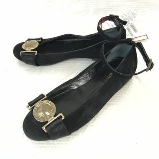 新古品★マックス＆コー/MAX＆Co.★アンクルストラップ パンプス【36/23.0/黒/BLACK】スエードレザー/靴/Shoes/pumps/sandal◆bQ-547 #BUZZBERG(ハイヒール/パンプス)