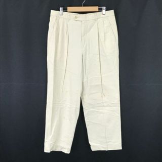 Made in Japan/三陽商会★BURBERRY★テーパードパンツ【Mens size -85/股下68cm/白/white】Pants/Trousers◆BH98- #BUZZBERG(チノパン)