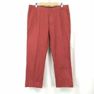 ルーマニア製★ジーティーアー/GTA★クロップドパンツ【Mens size -50/股下68cm/赤/red】Pants/Trousers◆BG946 #BUZZBERG(チノパン)