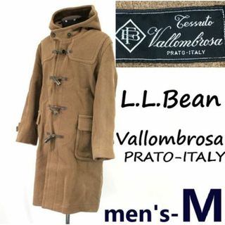 エルエルビーン/L.L.Bean★イタリア/バロムブローサ社製ウール/高級ダッフルコート【メンズM/茶/brown】VALLOMBROSA/Coat◆cBH460 #BUZZBERG(ダッフルコート)