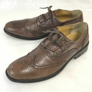 ジョージ ゴードン/GEORGE GORDEN★本革/フルブローグ/ウイングチップ【25.5/茶/BROWN】内羽根式/ビジネス/dress shoes◆bJ-35 BUZZBERG(ドレス/ビジネス)