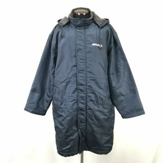 ケイパ/kaepa★中綿入り/内ボア/極暖ベンチコート【メンズL/紺/navy】防寒/サッカー/スポーツ観戦/Coats/Jackets/Jumpers◆zBH339 BUZZBERG(ブルゾン)