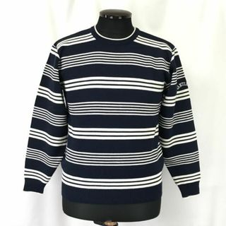 ジャンセン/Jantzen★ボーダー柄セーター【メンズM/紺/navy/白/white】sweater/小杉産業 正規代理店タグ/JAPAN limited◆mBH371 #BUZZBERG(ニット/セーター)