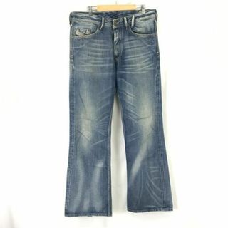 ディーゼル/DIESEL★ZHAVEE WASH008TX/デニムパンツ【メンズW32L32/股下85cm/鬼ヒゲ】フレア/ブーツカット/ジーンズ/Pants/Trouser◆cBH536 #BUZZBERG(デニム/ジーンズ)