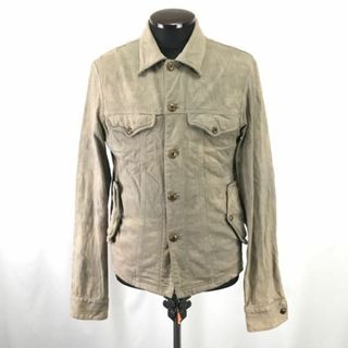 Raw-tex/ローテックス★ウエスタンシャツ/ジャケット【メンズL/ベージュ/beige】ユナイテッドアローズ/Jackets/Jumpers◆cBH348 #BUZZBERG(ブルゾン)