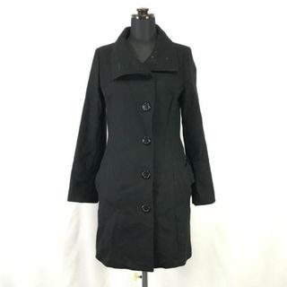 アプワイザーリッシェ★アンゴラ混ウール/ロングコート【women’s size -1/S/黒/black】Coats/Jackets/Jumpers◆cBH279 #BUZZBERG(ロングコート)