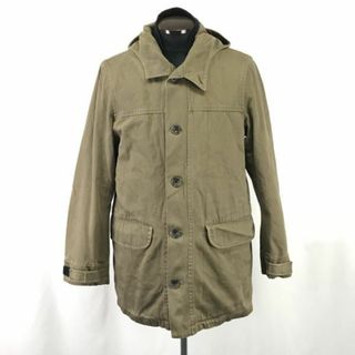 TAKEO KIKUCHI - TKタケオキクチ/TAKEO KIKUCHI★ライナー付きフーディーブルゾン/ジャケット【Mens size -2/M/茶/brown】Coats/Jackets/Jumpers◆cBH276 #BUZZBERG