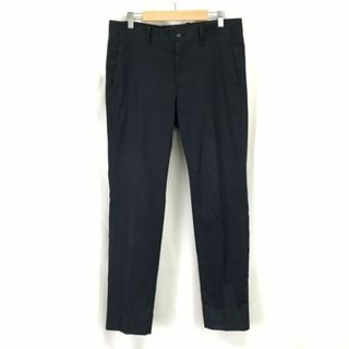 日本製★エディフィス/EDIFICE★テーパードパンツ/スラックス【46/メンズM/股下75cm/暗めの紺/navy】Pants/Trousers◆zBH502 #BUZZBERG(その他)