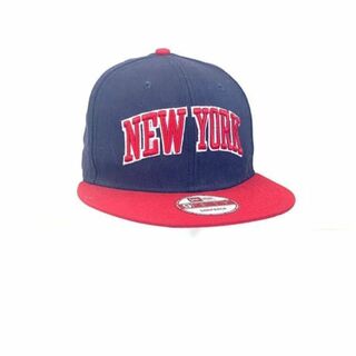 NEW ERA ニューエラ　9FIFTY★キャップ帽子　 ニューヨーク 　NEW YORK　　ネイビー　 レッド 　 スナップバック k-07#BUZZBERG(キャップ)
