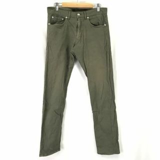 エディフィス/417 by EDIFICE★麻混/春夏ワークパンツ【サイズM/股下80cm/カーキ/khaki】チノパンツ/jeans/Pants/Trouser◆cBH537 #BUZZBERG(その他)