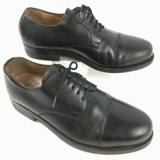 試着交換OK！HEINRICH DINKELACKER ハインリッヒ ディンケラッカー【size8　26.5】ストレートチップ　ビジネスシューズ〈黒/BLACK〉ビンテージ/Vintage/菅NO.WZG-98 #BUZZBERG(ドレス/ビジネス)