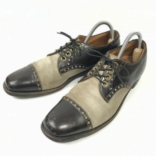 オールデン(Alden)の試着交換OK！70sビンテージ★ALDEN/オールデン★スペクテイターシューズ【10AAAA/26.5-27.0/ベージュ&焦げ茶】オーソペディク/FOOT BALANCE◆XWB66-3 #BUZZBERG(ドレス/ビジネス)