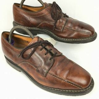 アレンエドモンズ(Allen Edmonds)の試着交換OK！AllenEdomonds/アレンエドモンズ　Mapleton/ビンテージ/Vintage 　スワールモカ/ビジネスシューズ〈ブラウン/茶/BROWN〉size9.5EEE/27.5/メンズ/菅NO.WZD-187 #BUZZBERG(ドレス/ビジネス)