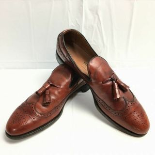 アレンエドモンズ(Allen Edmonds)の試着交換OK！Allen Edmonds/アレンエドモンズ【size10AAA/26.0-27.0】Berwick　USA製/タッセルローファー/スリッポン/〈ブラウン/茶/BROWN〉メンズ〕菅NO.WZE-7 #BUZZBERG(スリッポン/モカシン)