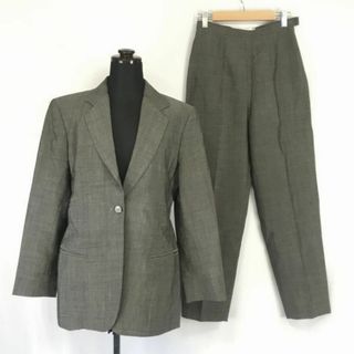 マックスマーラ(Max Mara)のイタリア製★Max Mara/マックスマーラ★秋冬パンツスーツ/上下セットアップ【36/レディースS-M/グレー】高級モヘアウール/総裏地◆BF753 #BUZZBERG(スーツ)