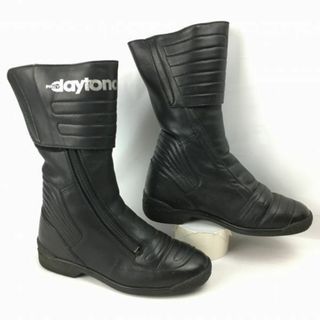 FREY　Daytona/デイトナ　バイクブーツ　ライディング　ツーリング　size38　23.5-24.5程度〈黒/BLACK/ブラック〉　Boots/Shoes〕菅No.WR34 #BUZZBERG(ブーツ)