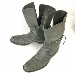 Pledge/プレッジ★本革/ハーネスブーツ【8/26.5cm/カーキ/KHAKI】グッドイヤー製法/オールレザー/スリット入り/Shoes/boots/靴◆pWB75-3 #BUZZBERG(ブーツ)