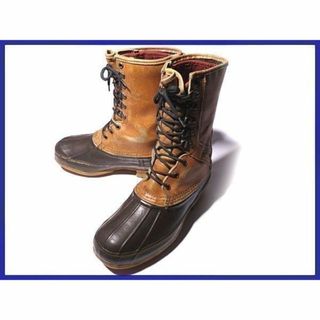 ソレル(SOREL)の80s-90sビンテージ/USA製★LaCrosse/ラクロス★本革スノーブーツ【8/25.0-25.5/茶色】暖かライナー付き/ハンターブーツ◆X6v21 #BUZZBERG(ブーツ)