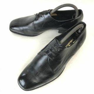 定価6万↑★ROMAN Oriental/オリエンタル★本革/プレーントゥ【幅広25.5EEEE/黒/BLACK】ビジネス/dress shoes◆pB-158 #BUZZBERG(ドレス/ビジネス)