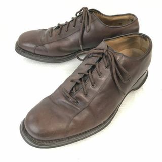 チャーチ(Church's)のChurch's/チャーチ★本革/レザーシューズ/ビジネスシューズ【9.5F/28.0程度/茶/BROWN】グリップソール/dress shoes◆pE-36 #BUZZBERG(ドレス/ビジネス)