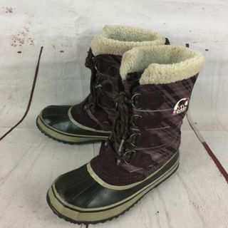 ソレル(SOREL)のカナダ名門★SOREL/ソレル★完全防水/スノーブーツ【22.5/紫】インナー付◆KM27 #BUZZBERG(ブーツ)