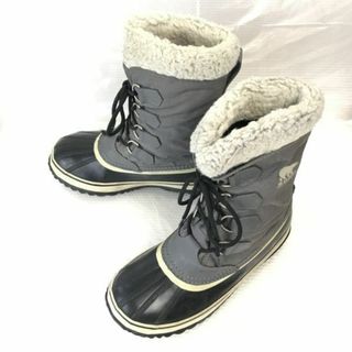 ソレル(SOREL)のカナダ老舗★ソレル★暖かインナー付/スノーブーツ【25cm/グレー/gray】雪作業/防水◆pWB86-7 #BUZZBERG(ブーツ)