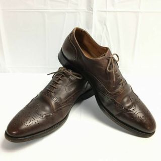 70s-80s? Vintage/ビンテージ　Widsor/ウインザー【サイズ11/29.0　茶】フルブローグ　ウイングチップ　ビジネスシューズ　管NO.ZE-61 #BUZZBERG(ドレス/ビジネス)