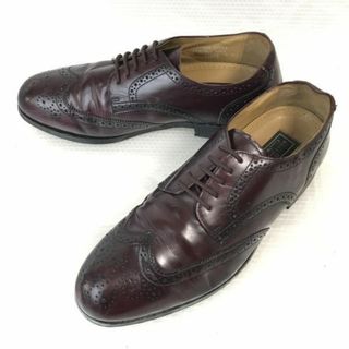 ビンテージ/Vintage★ボストニアン/BOSTONIAN★本革/グッドイヤー製法/ウイングチップ【9/26.5/茶/BROWN】ビジネス/dress shoes◆pD-112 #BUZZBERG(ドレス/ビジネス)