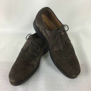 GORDON&BROS ゴードン＆ブロス レザービジネスシューズ/サイズ 40/24.5-25.0程度/スエード加工本革/ダークブラウン/焦げ茶/管NO.UA4-8 #BUZZBERG(ドレス/ビジネス)