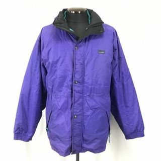 エルエルビーン(L.L.Bean)のエルエルビーン★ダウンジャケット【18-20/メンズL程度/紫/パープル】◆BG790 #BUZZBERG(ダウンジャケット)