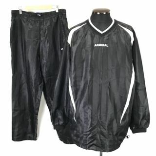 アドミラル/Admiral★ピステ＆パンツ/セットアップジャージ【上下L/175cm/黒】ウインドブレーカー/サッカーウェア/Jackets/Set up◆mBH653 #BUZZBERG(その他)