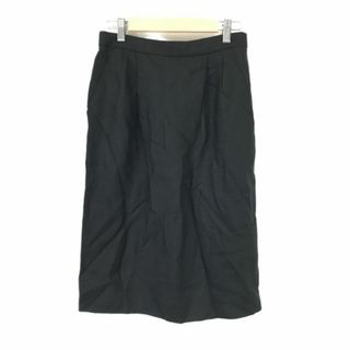 新品タグ付き★jun ashida/ジュン アシダ★膝丈タイトスカート【11/black/黒】芦田淳/レーヨン/ミスアシダ/Skirts◆zBH710 ＃BUZZBERG(ひざ丈スカート)