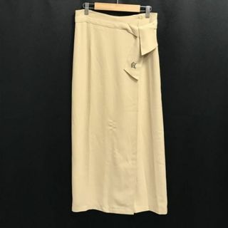 伊太利屋/イタリヤ★ロングスカート【11号/L程度/ベージュ/beige/ポリエステル&レーヨン】Skirts◆cBH656 ＃BUZZBERG(ロングスカート)