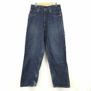 90s?/Vintage★TOMMY JEANS/トミージーンズ★ペインターパンツ【30/32　股下83cm/インディゴ】トミーヒルフィガー/Pants/Trouser◆mBH696 ＃BUZZBERG(その他)