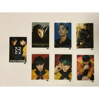 EXO カイ メッセージ フォトカード セット OBSESSION(アイドルグッズ)