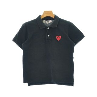 PLAY COMME des GARCONS ポロシャツ M 黒 【古着】【中古】(ポロシャツ)