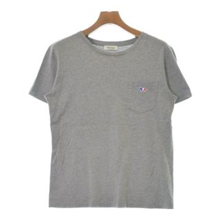 MAISON KITSUNE メゾンキツネ Tシャツ・カットソー XS グレー 【古着】【中古】(Tシャツ/カットソー(半袖/袖なし))