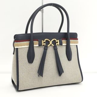 ケイトスペードニューヨーク(kate spade new york)のkate spade ハンドバッグ キャンバス ネイビー(ハンドバッグ)