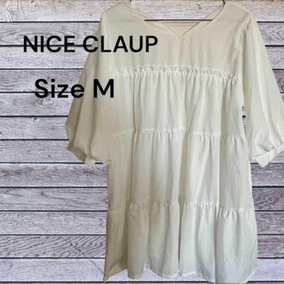 NICE CLAUP - NICE CLAUP ナイスクラップ　トップス　ワンピース  ブラウス　シフォン