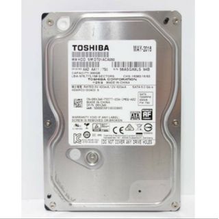 トウシバ(東芝)のTOSHIBA 3.5インチ HDD SATA 型番：DT01ACA050 正常(PCパーツ)